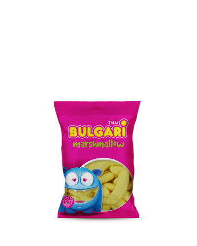 Marshmallow Bulgari Agostino - busta small con mini banane