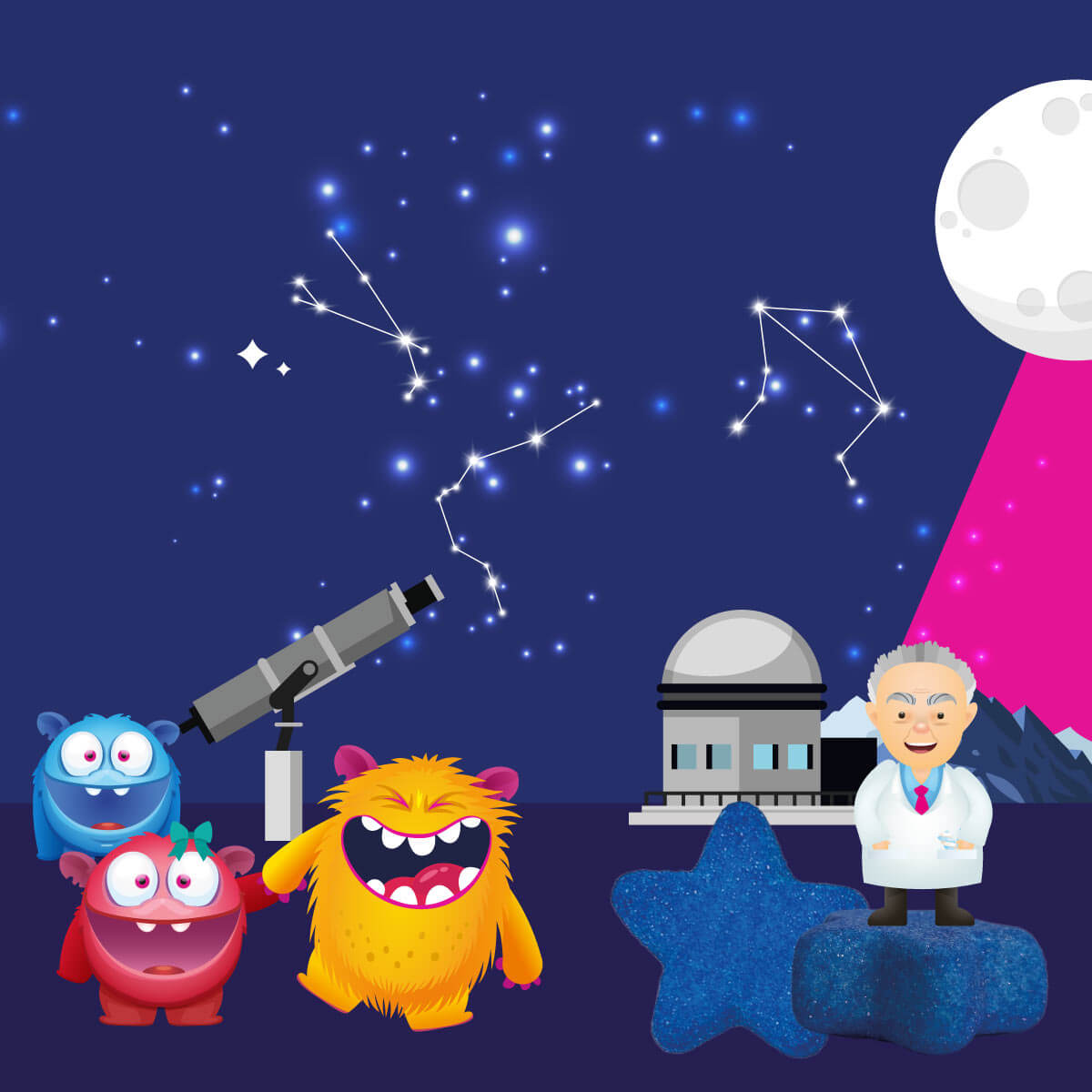 Advertising Bulgari Agostino - Stelle Blu il nuovo marshmallow 3D