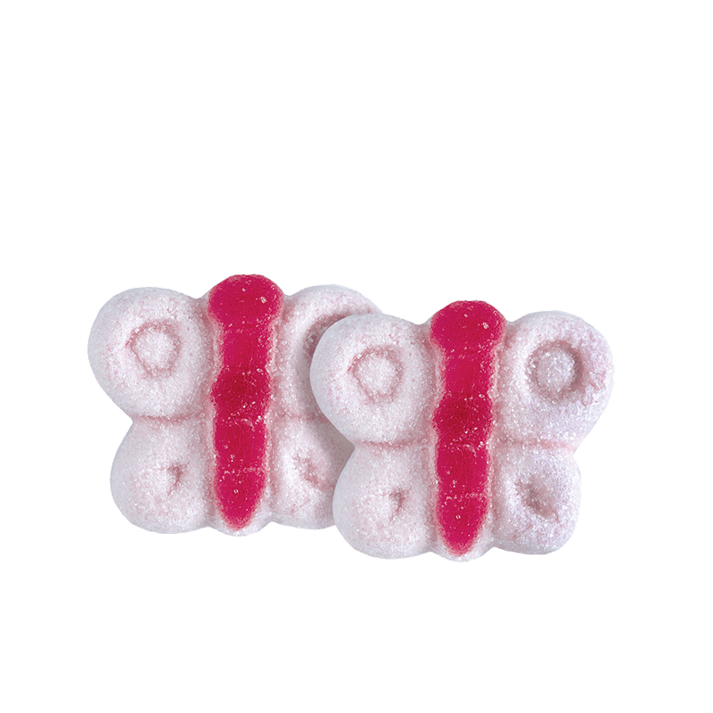 Bulgari Agostino Marshmallow - 3D pink butterfly
