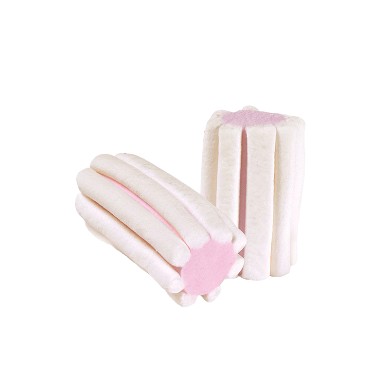 Bulgari Agostino Marshmallow - striped extruded white and pink