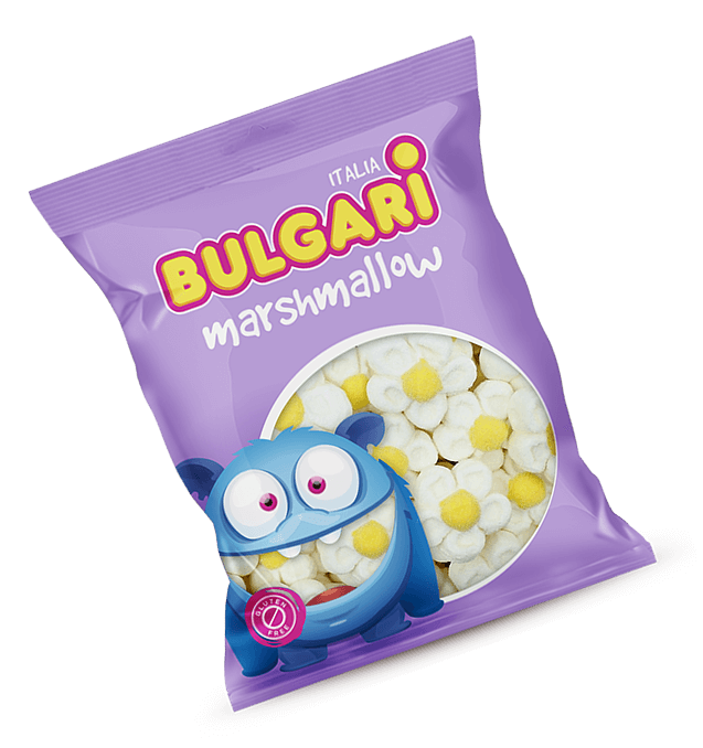 Marshmallow Bulgari Agostino busta margherite bianche