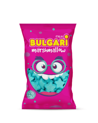 Bulgari Agostino Marshmallow - maxi bag with 3D blue stars