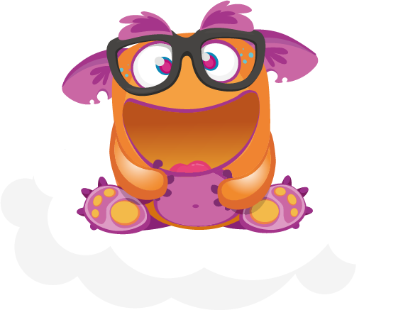 Mostro marshmallow Bulgari sopra un morbida nuvola