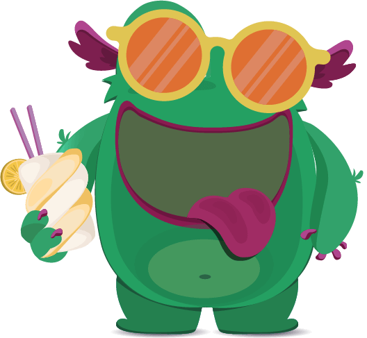 Mostro Bulgari della linea marshmallow estruso con succo di frutta